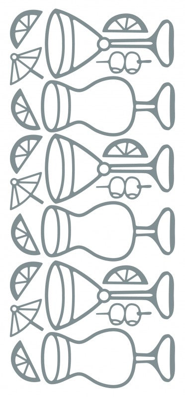 Cocktail Glass / Drinks / Black