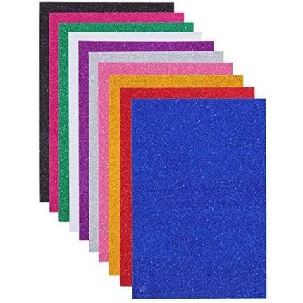 Sam & Lucy Adhesive backed Glitter Foam Sheets