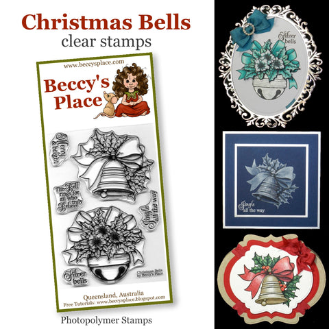 Beccy's Place - Christmas Bells, Clear Stamp Set