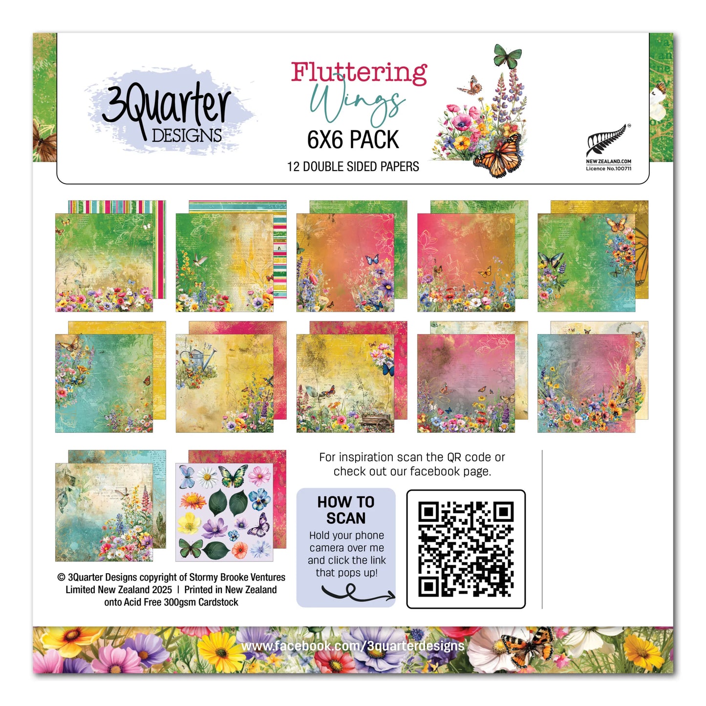 3Quarter Designs / Fluttering Wings Collection