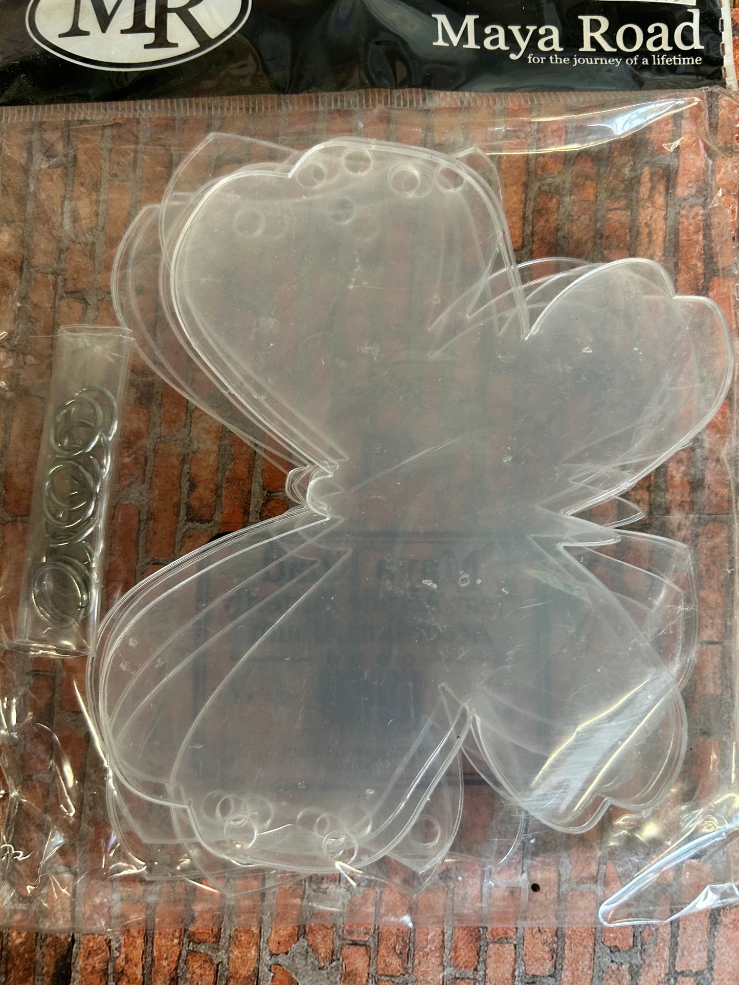 Clear Acrylic Butterfly Accordian Album