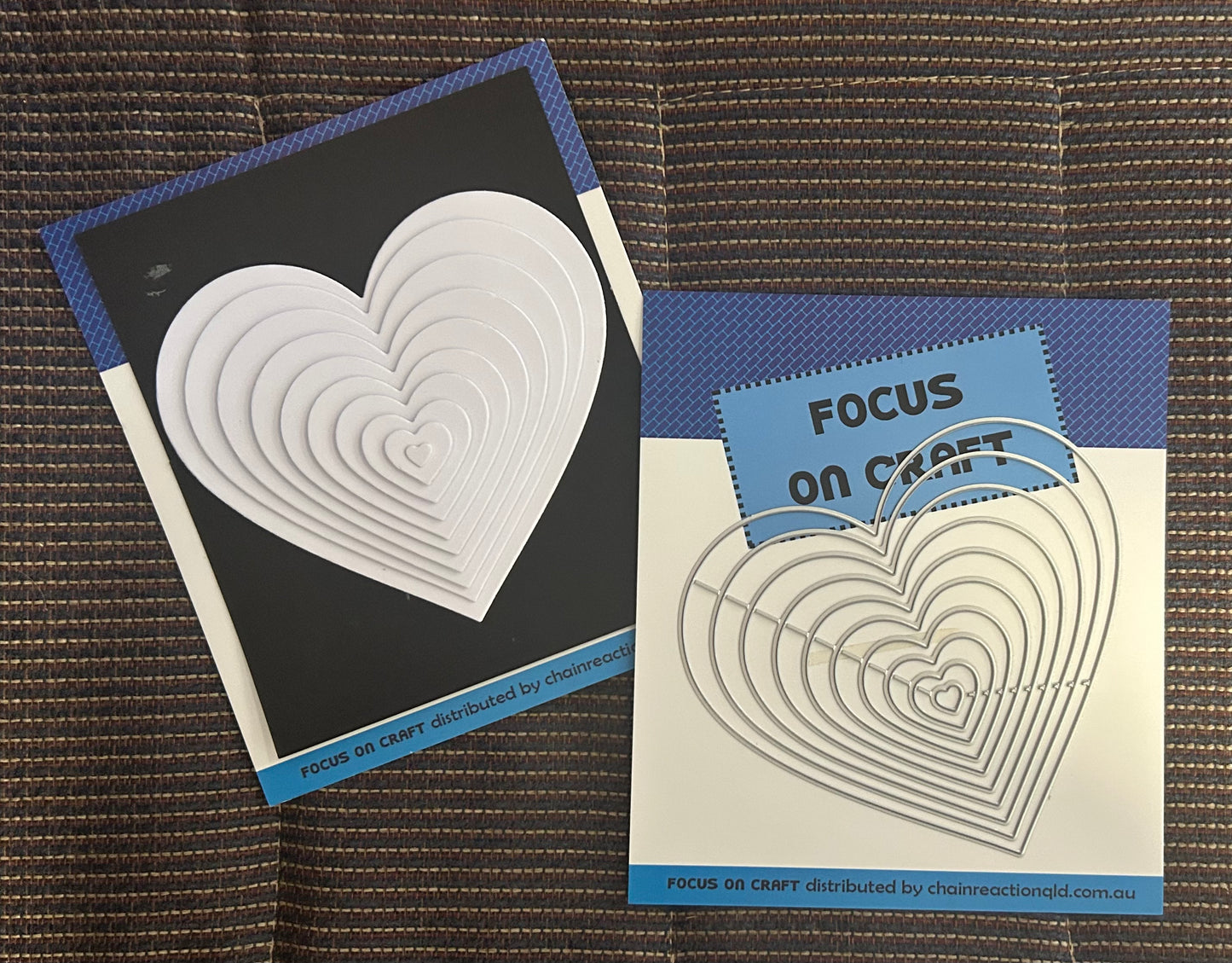 A Focus on Craft / Nesting Dies / Hearts