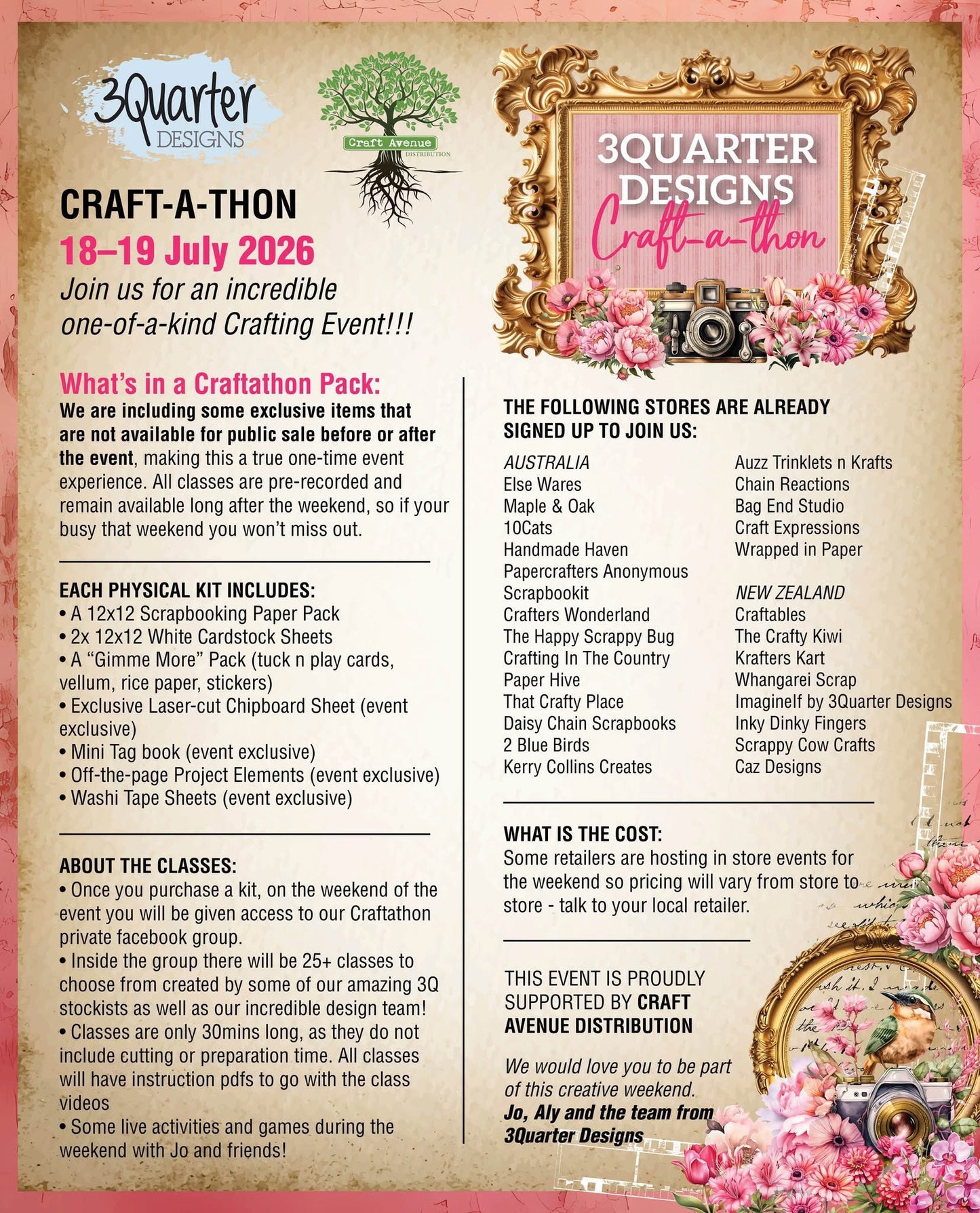 Craft-A-Thon 2026 July 18-19