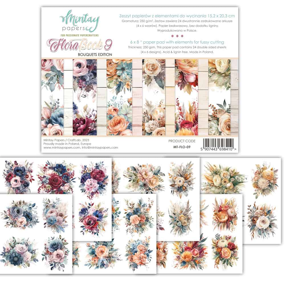 Mintay / 6 x 8 Booklets / Assorted Designs