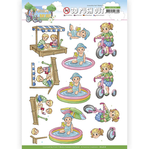 3D Diecut Sheet - Find It Trading / Funky Day Out / Playground