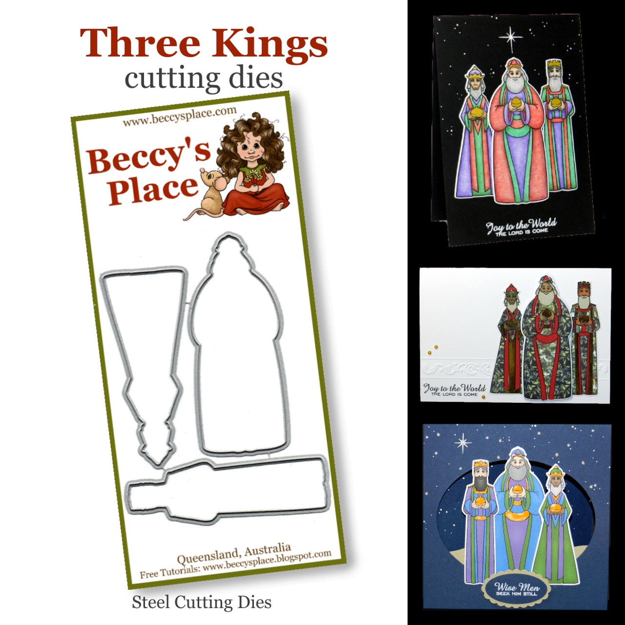 Beccy's Place - Three Kings, Clear Stamp Set