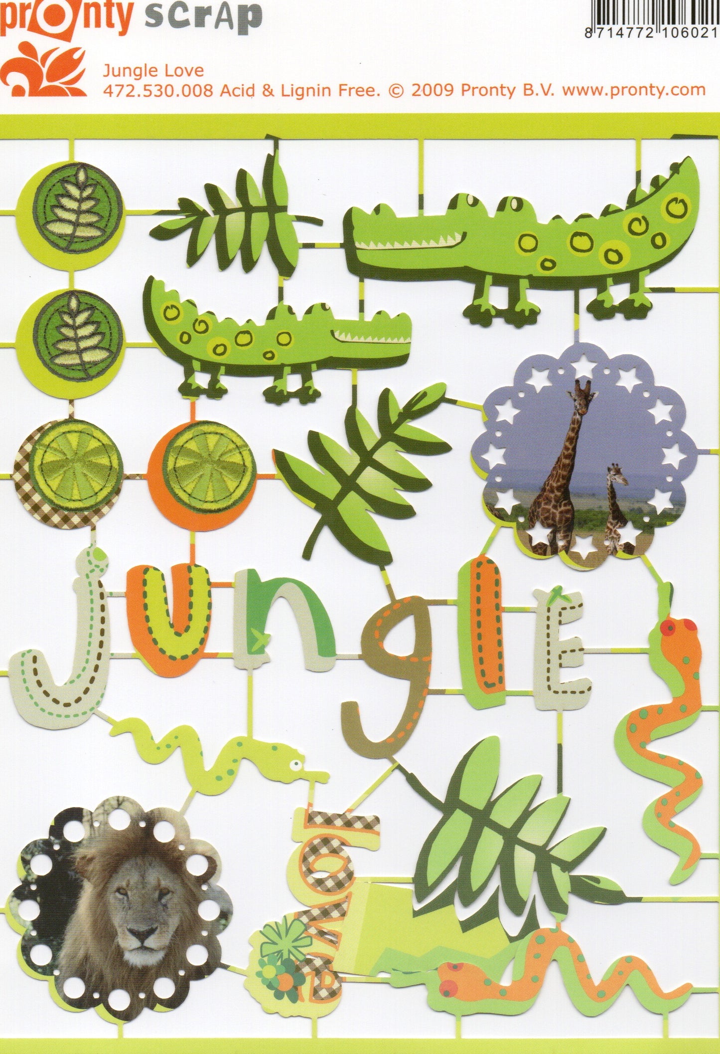 Pronty Scrap / Topper & Tags / Jungle Love
