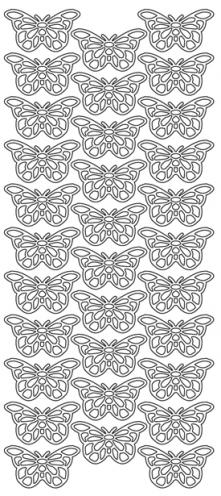Small Butterflies, black