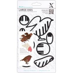 X-Cut Designer Dies, Christmas In The Country Robin, Set of 8