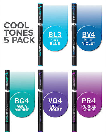 Chameleon 5 pen set - Cool Tones