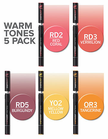 Chameleon 5 pen set - Warm Tones