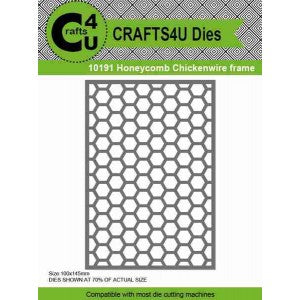Crafts4U / Honeycomb Chickenwire frame