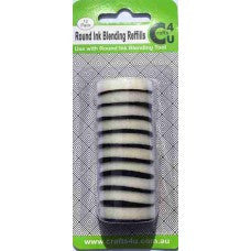 Round Ink blending foam pad refills, 10pk