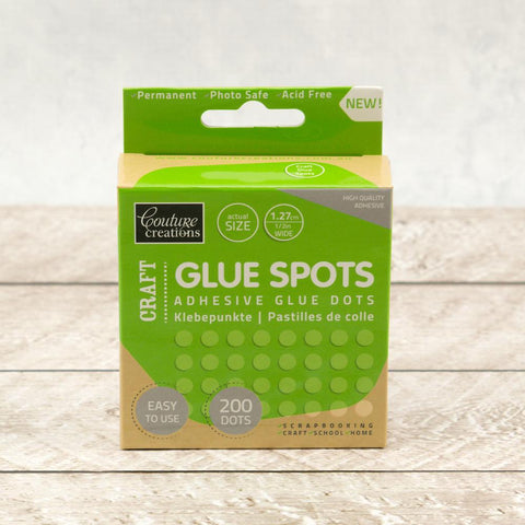 Adhesive - Glue spots, Craft 200 pieces 1/2" wide