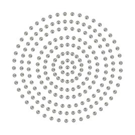 2mm Adhesive Pearls - Silver / 424 pieces