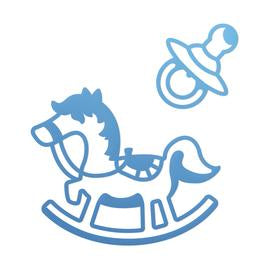 Couture Creations / Mini Die - Horse and Pacifier