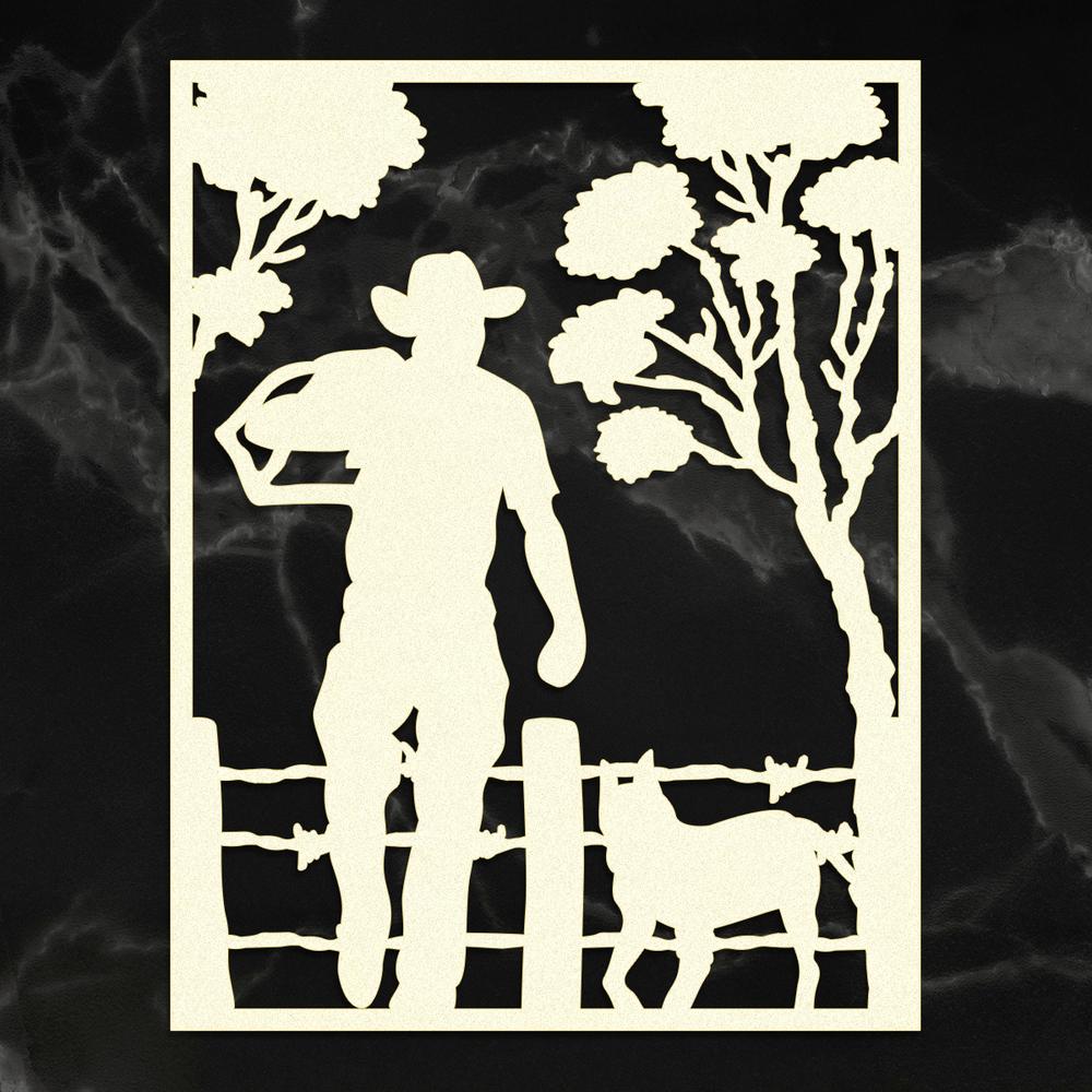 Chipboard - Best Friend Silhouette A2