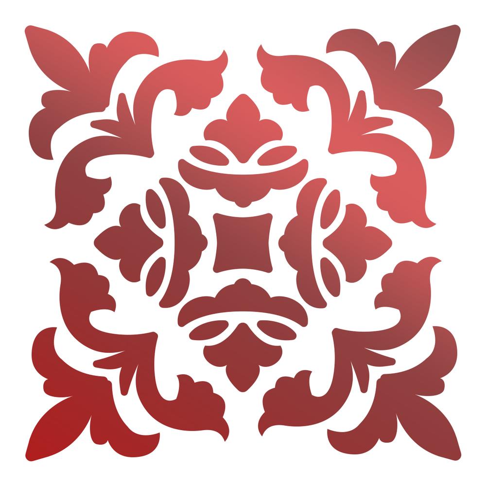 mini stamp leaf mosaic $2