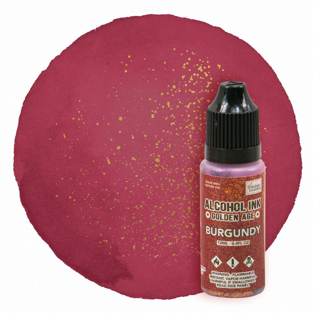 Alcohol Ink Golden Age - Burgundy