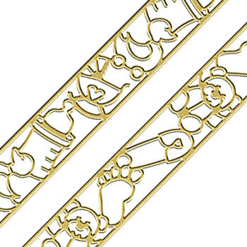 Ribbon Lace, New Baby / Gold