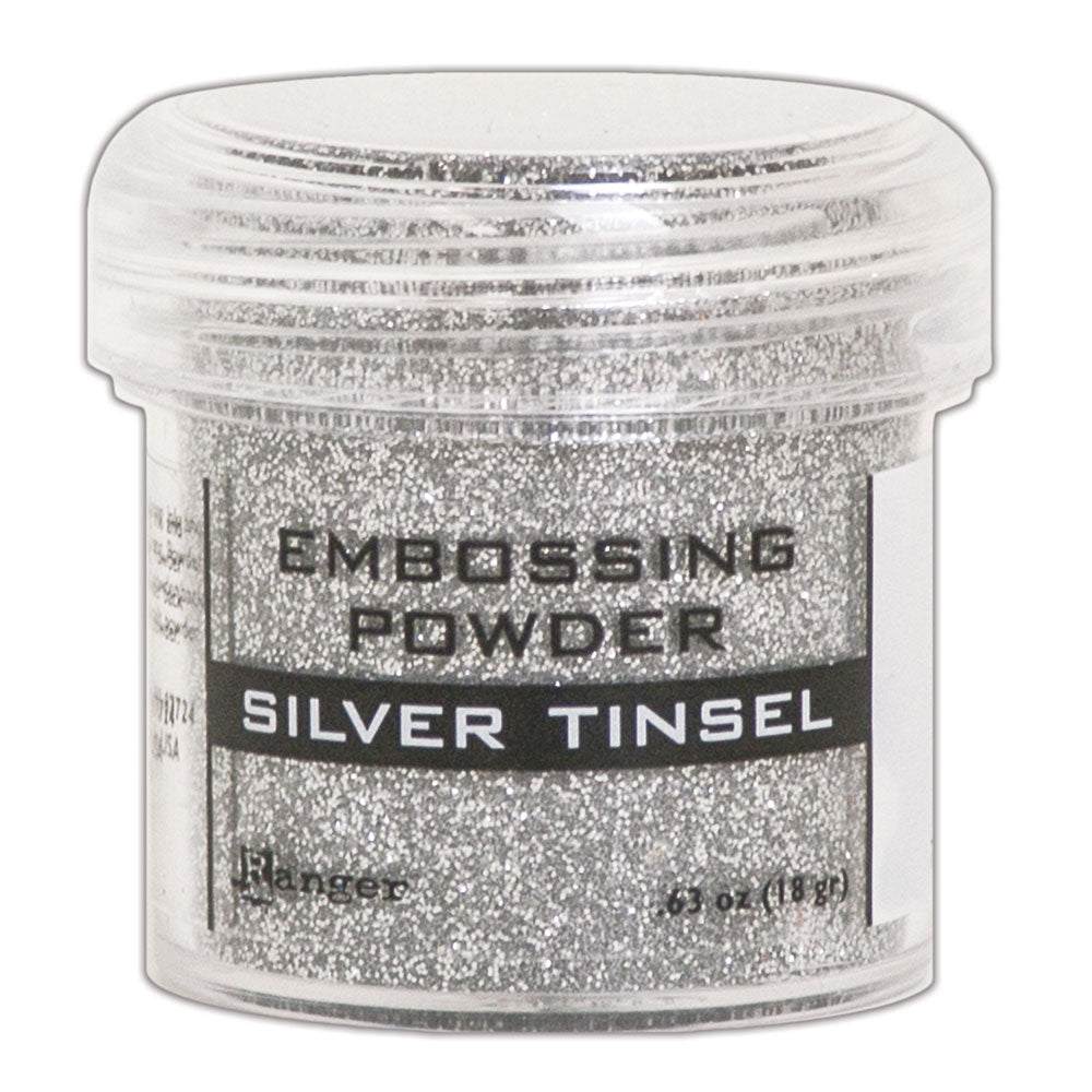 Embossing Powder / Silver Tinsel