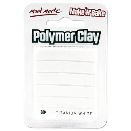 Polymer Clay 60gm - Titanium White