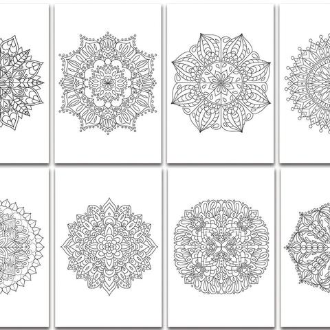 Colour Cards - Mandala