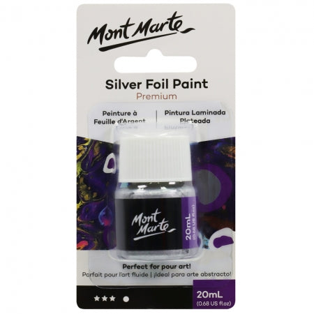 Silver Foil Paint 20ml