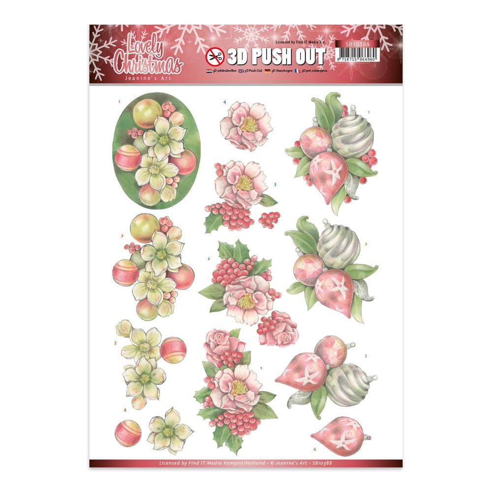 3D Diecut Sheet - Jeanine's Art / Lovely Ornaments
