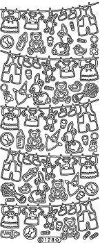 Clothes on line, baby, Gold