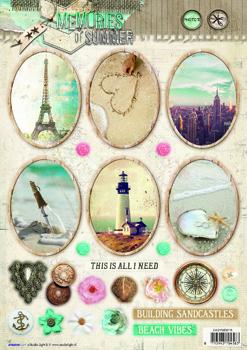 Studio Light - Topper Sheet, Memories of Summer 2 #618