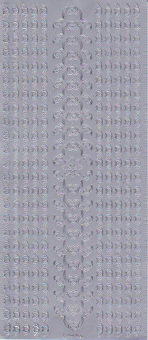 Hearts Border, silver