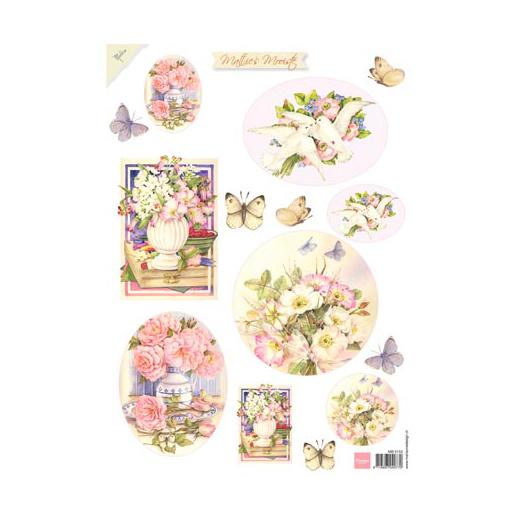 Marianne Design - Topper Sheet, Mattie's Summer Flowers 2 #0153