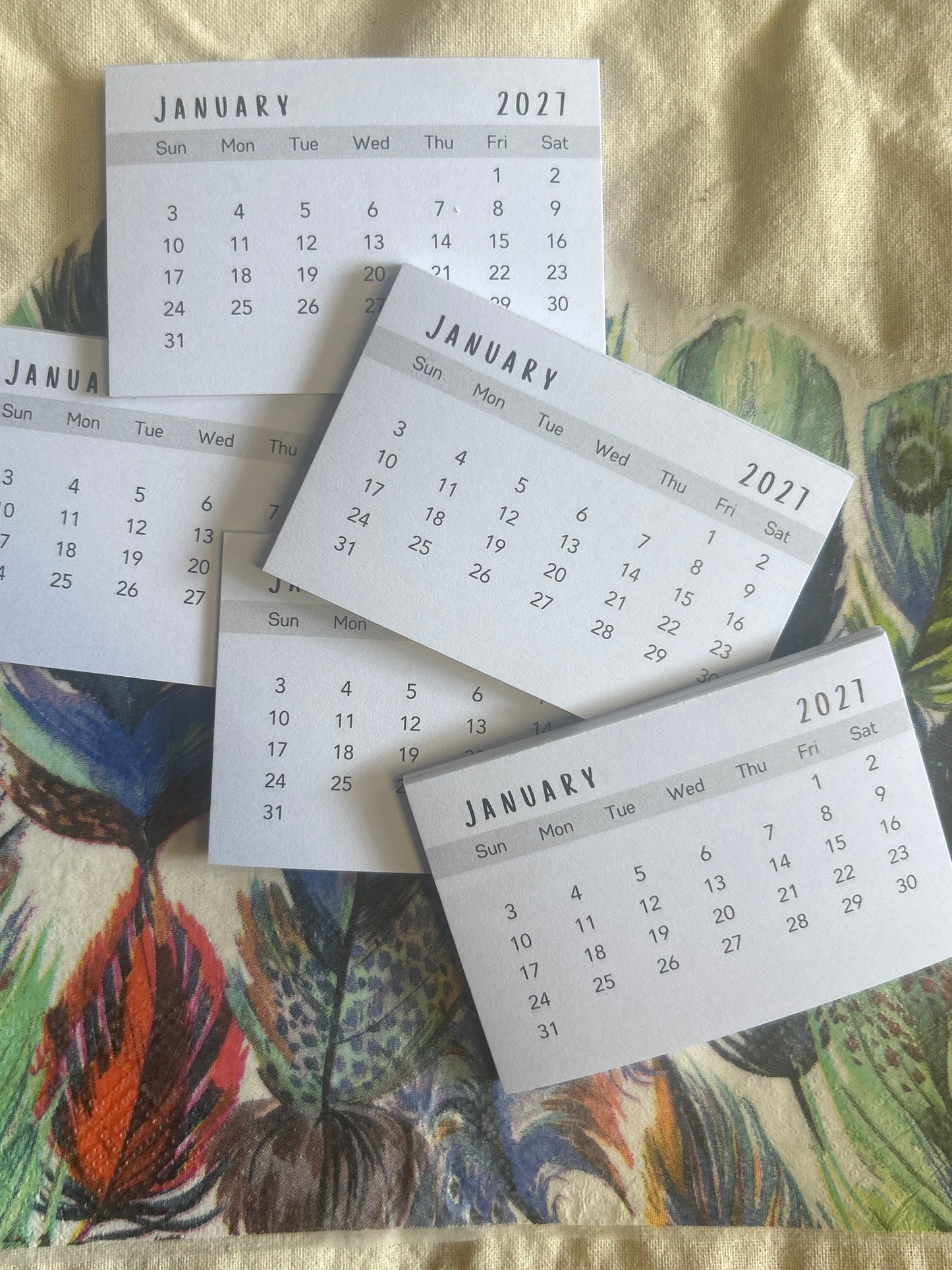 2027 Mini Calender - Pack of 10