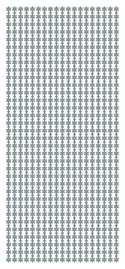 Flower Border, Silver