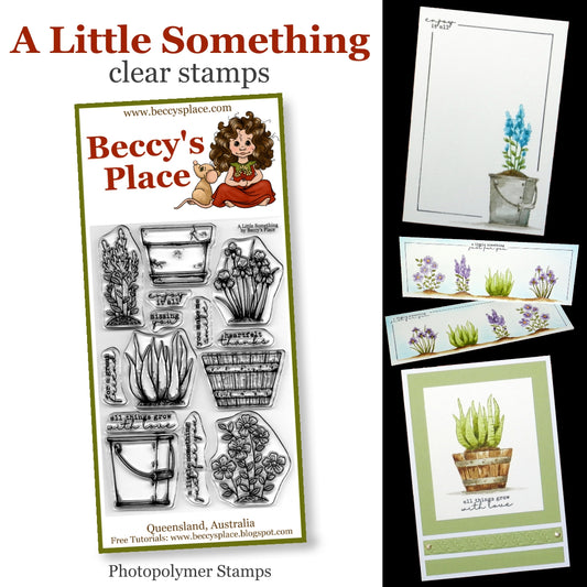 Beccy's Place - A Little Something, Clear Stamp Set