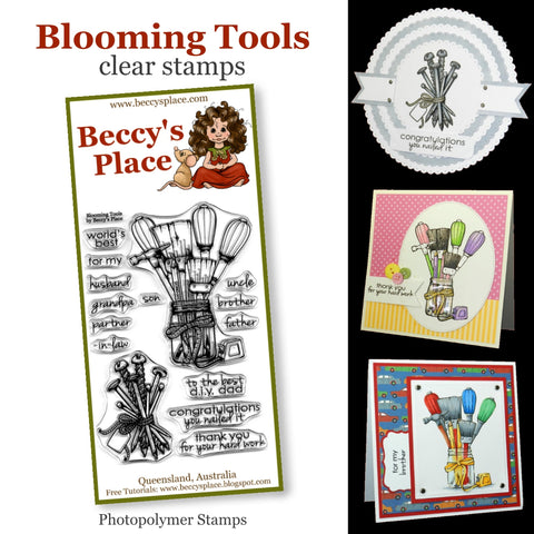 blooming tools stamp set beccy's place