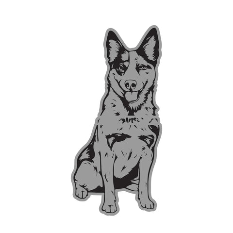 co729084 cattle dog stamp 1.5 "x 3"