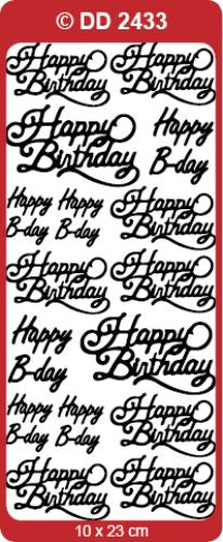 Happy Birthday Happy B-Day / Silver