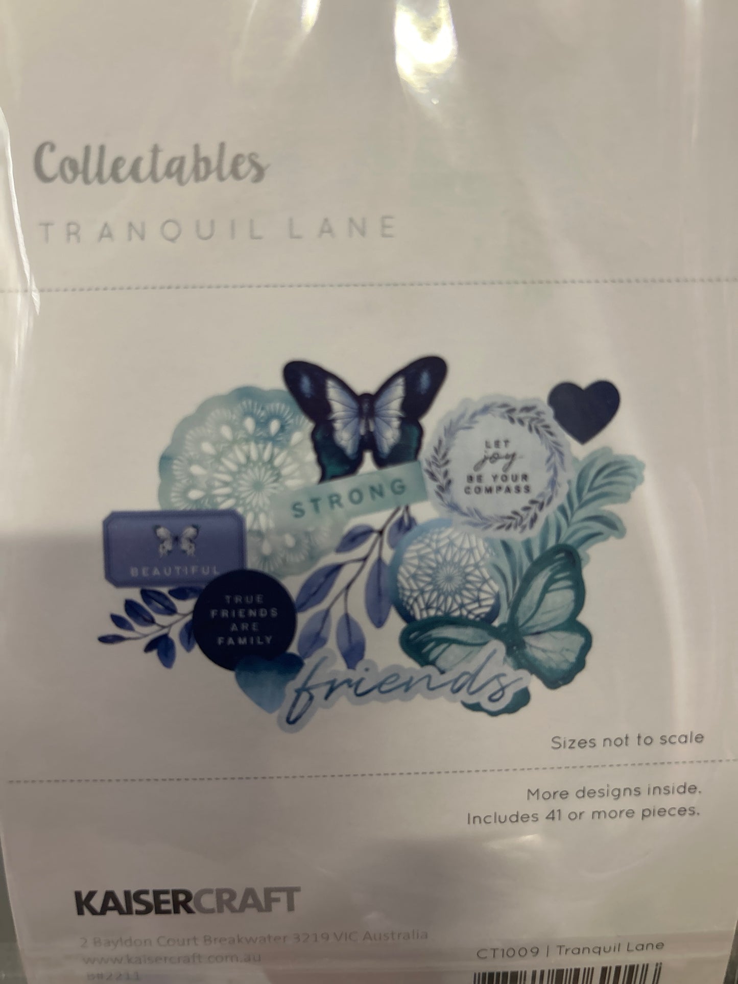 Tranquil Lane die cuts