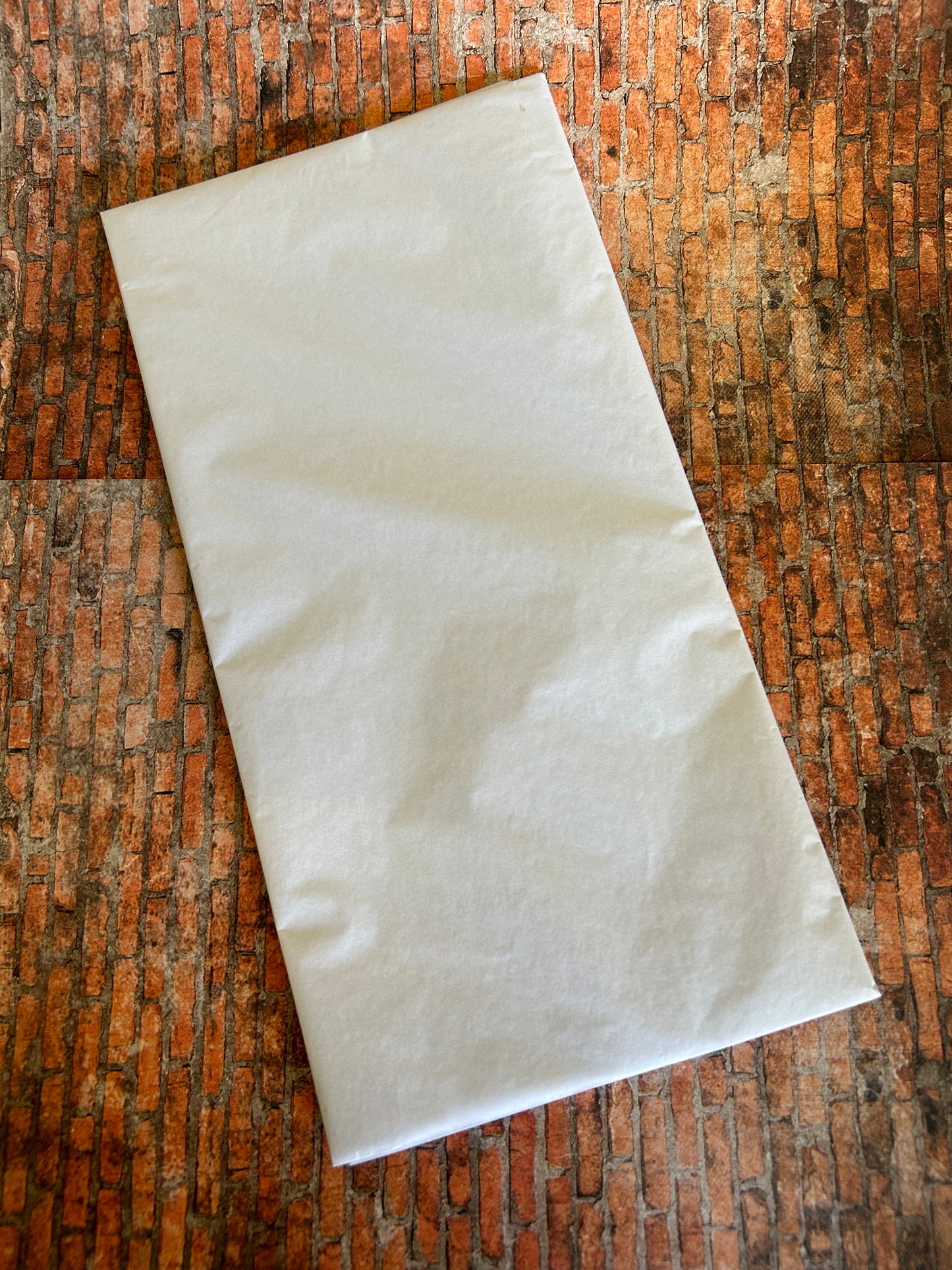 white tissue paper