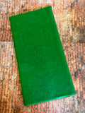 green tissue paper