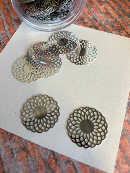 Stainless Steel Filigree Embellishments / Various