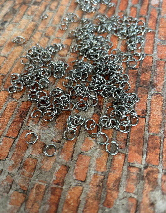 6mm stainless steel jump rings