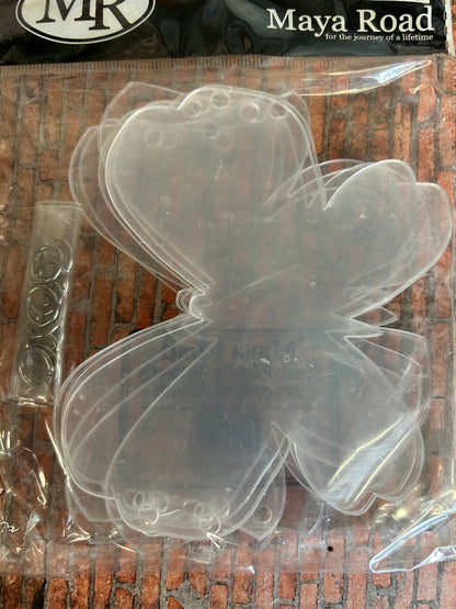 Clear Acrylic Butterfly Accordian Album