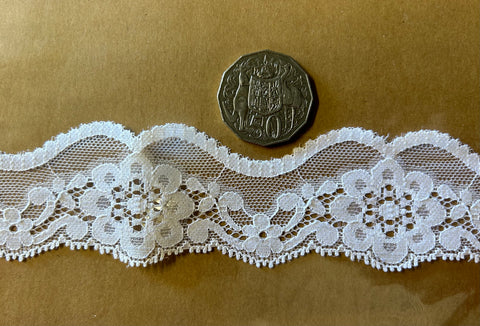 Lace Trim2 / White 45mm