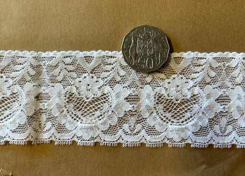 Lace Trim / White 64mm