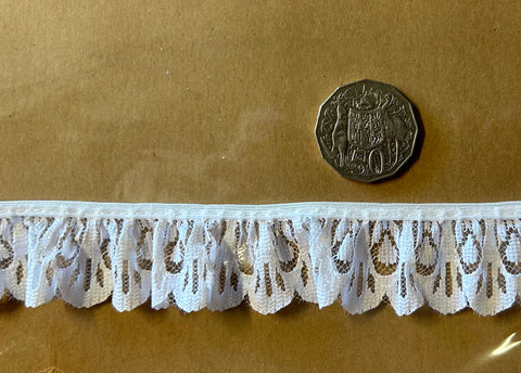 Lace Trim / White 35mm