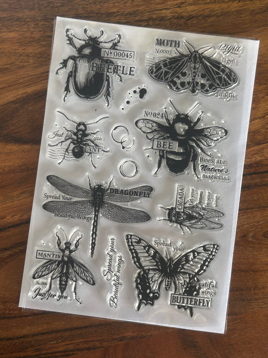 Bugs alive stamp set, set of 12