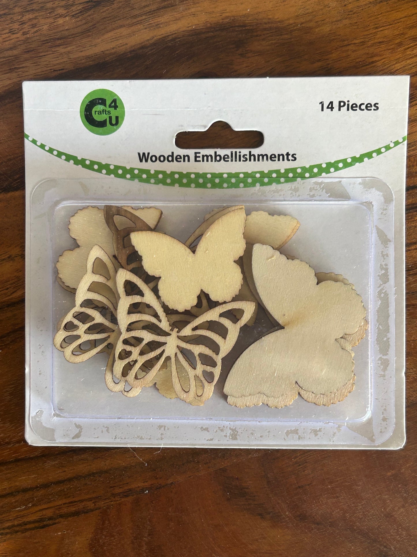 Wooden Embellishments / Butterflies